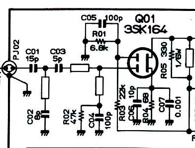 FT736 3SK164 Schaltplan