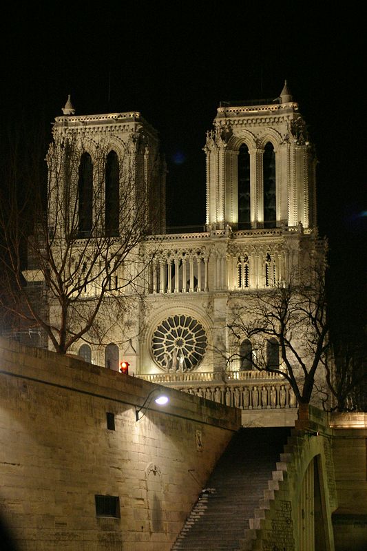 Frankreich/Paris/Nacht/Notre Dame/2005